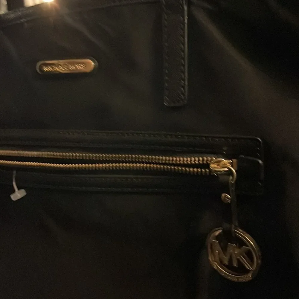 Michael Kors Teal Kempton Nylon Tote - Picture 4 of 10